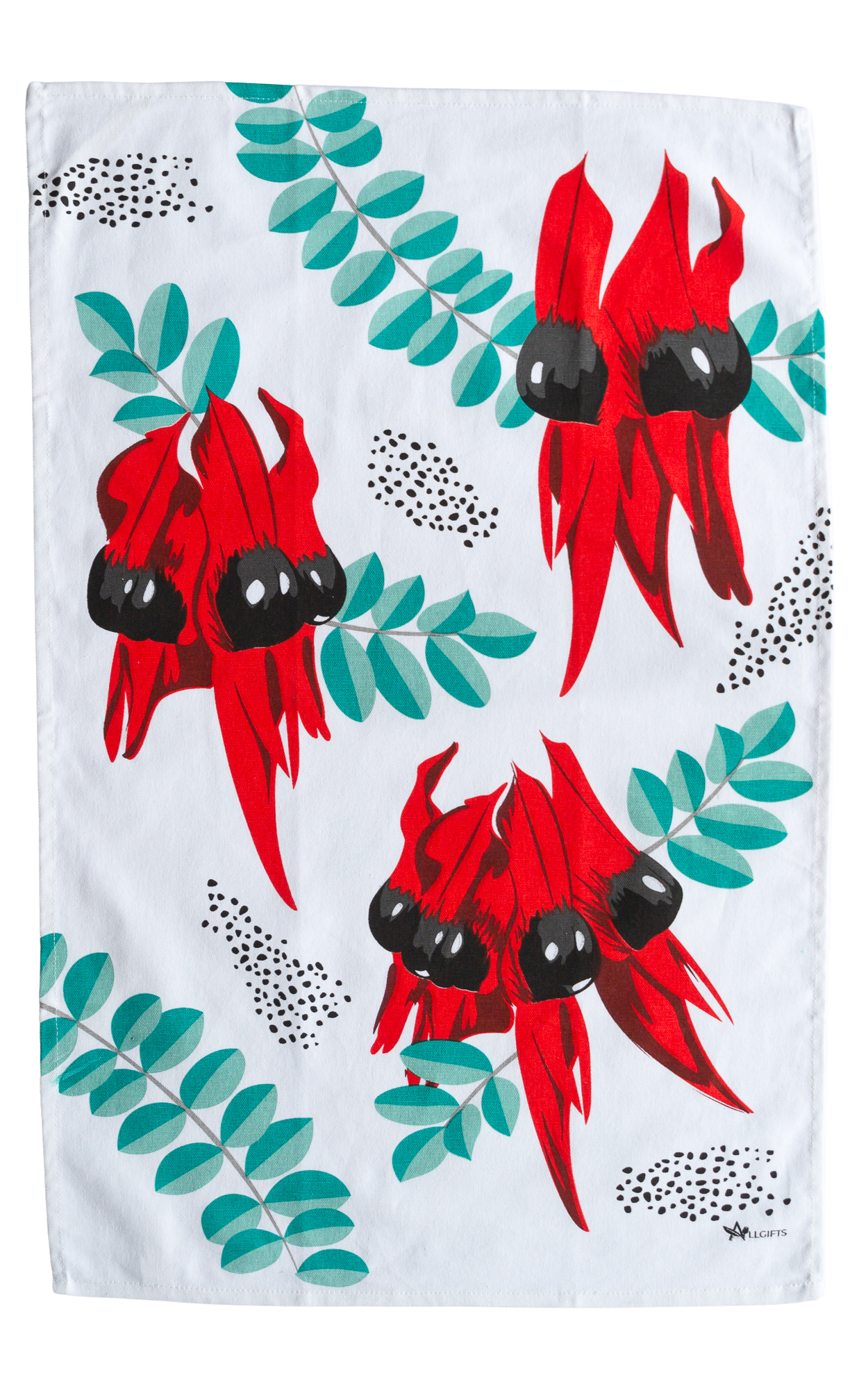 Desert Pea Tea Towel