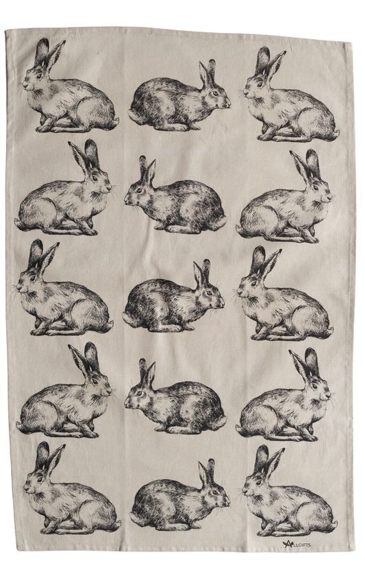 Hare Tea Towel