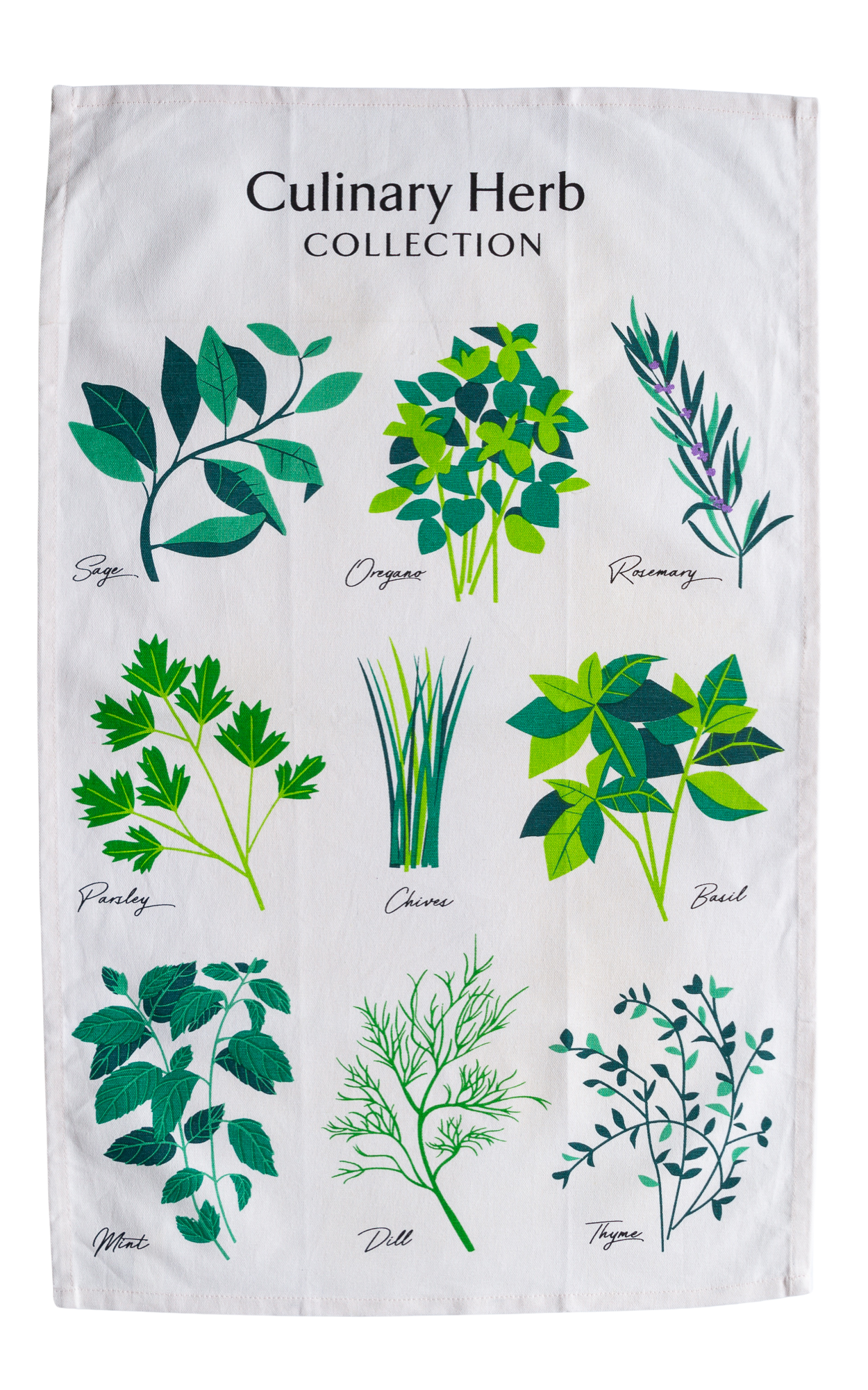 Culinary Herb Tea Towel