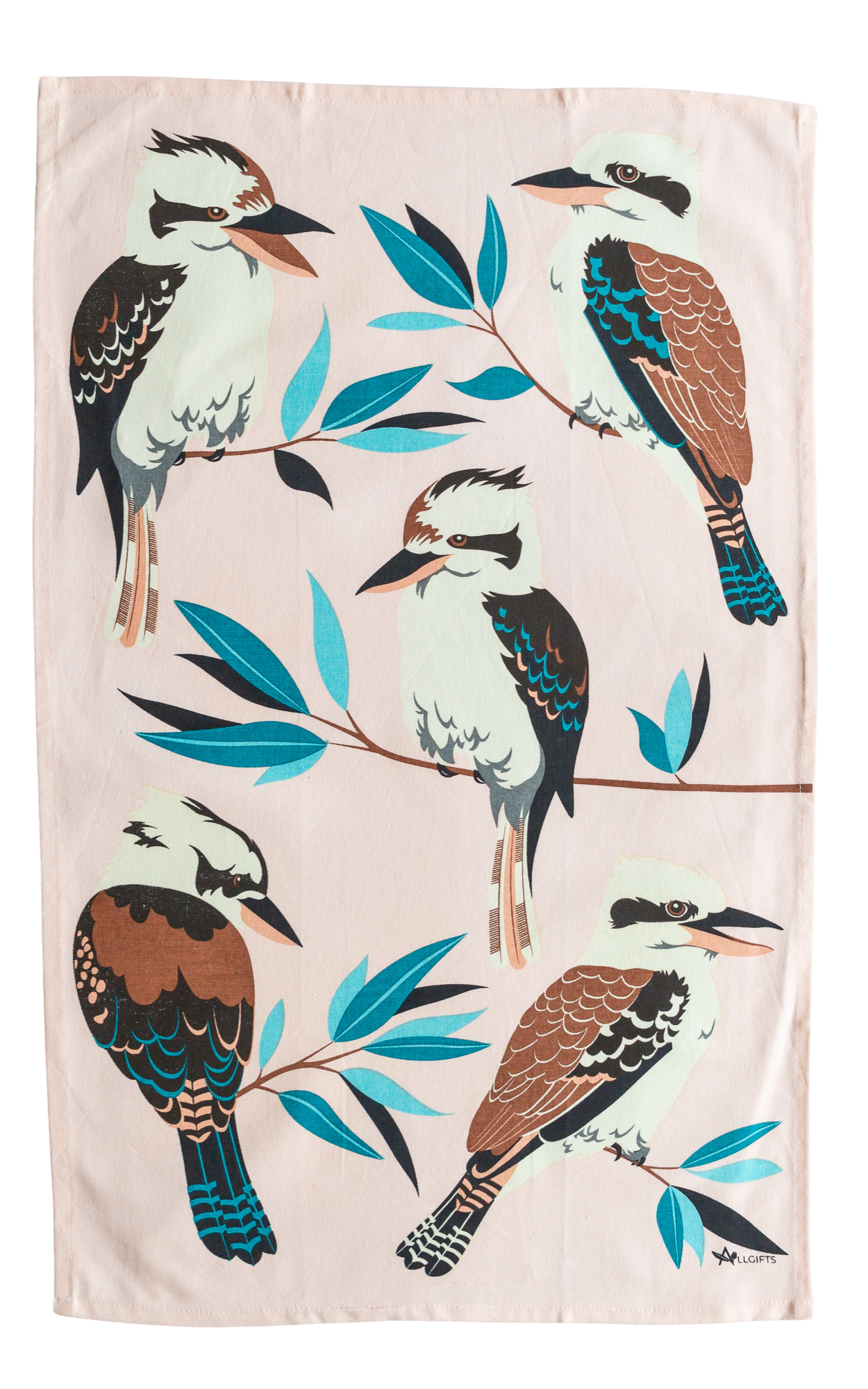 Kookaburra Tea Towel