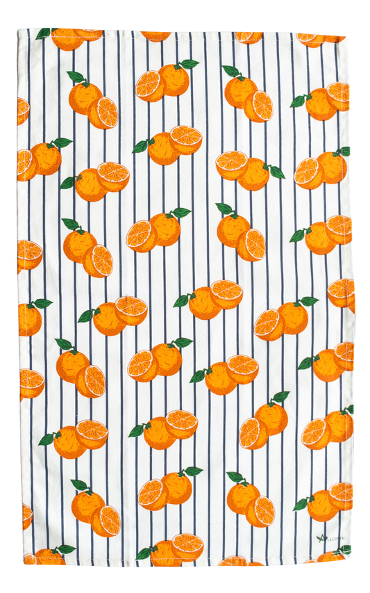 Oranges Tea Towel