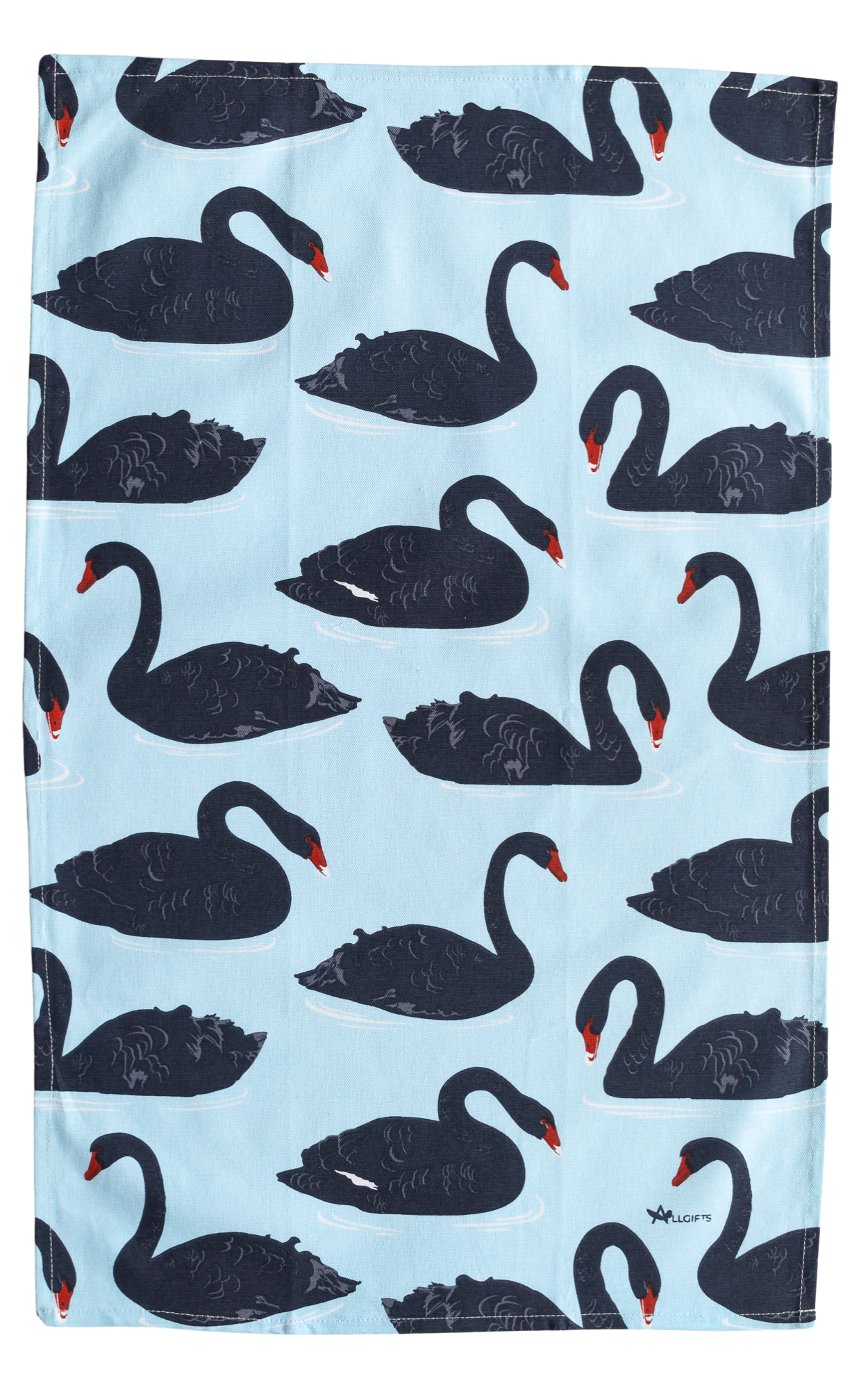 Swans Tea Towel