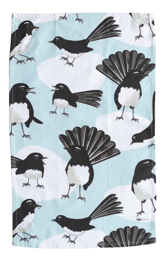 Willie Wagtail Tea Towel