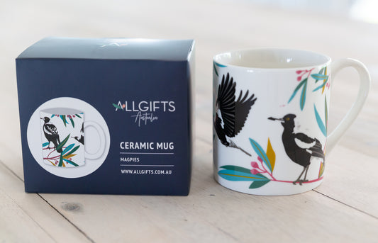 Ceramic Mug - Magpies