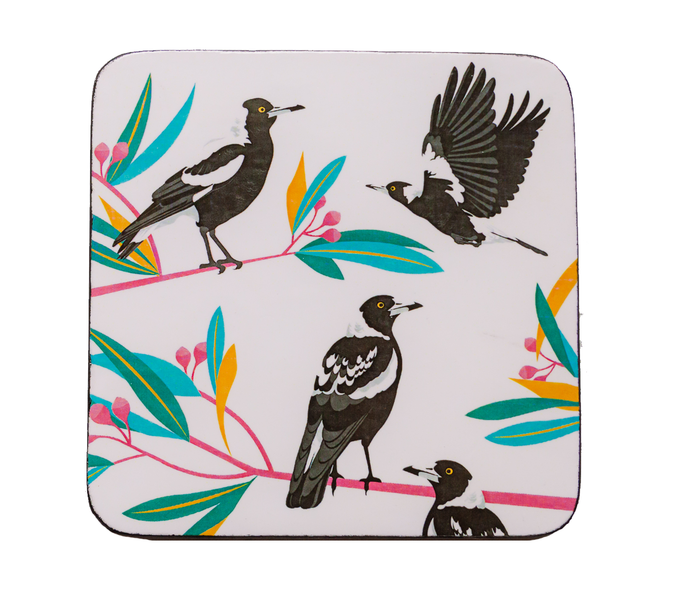 Coasters - Magpies (set of 4)