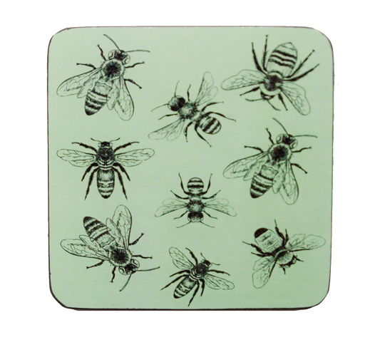 Coasters - Sketch Bee (set of 4)