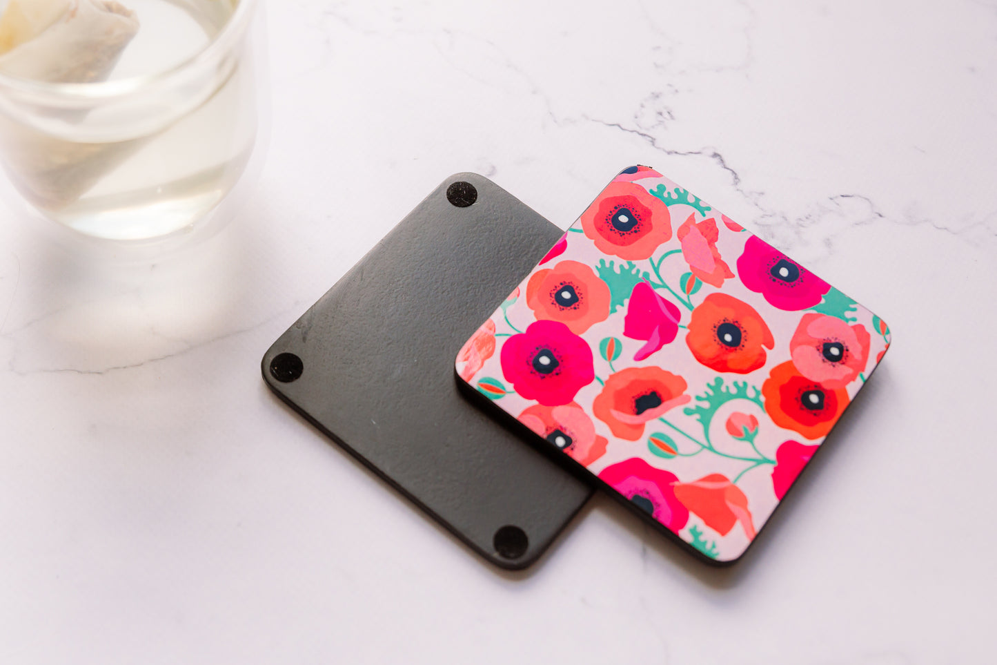 Coasters - Poppies (set of 4)