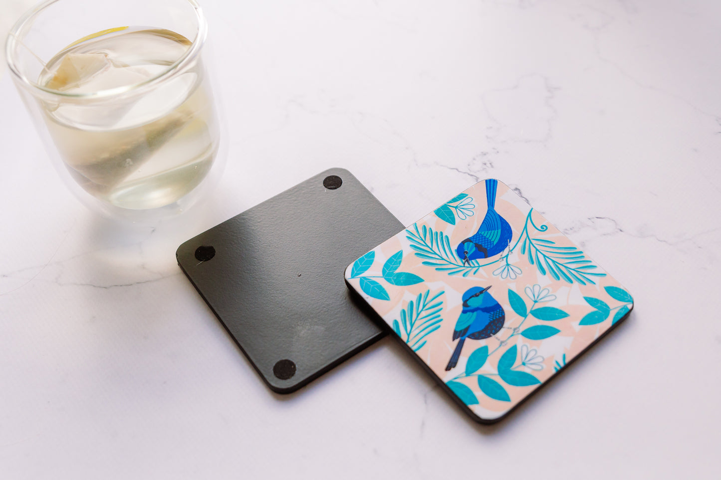 Coasters - Blue Wren (set of 4)