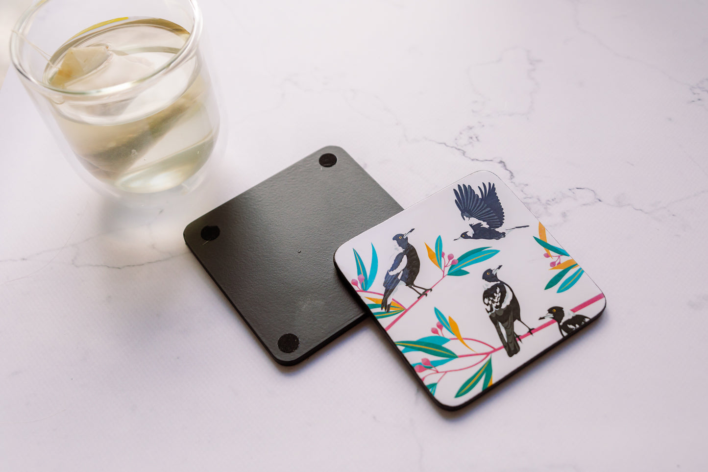 Coasters - Magpies (set of 4)