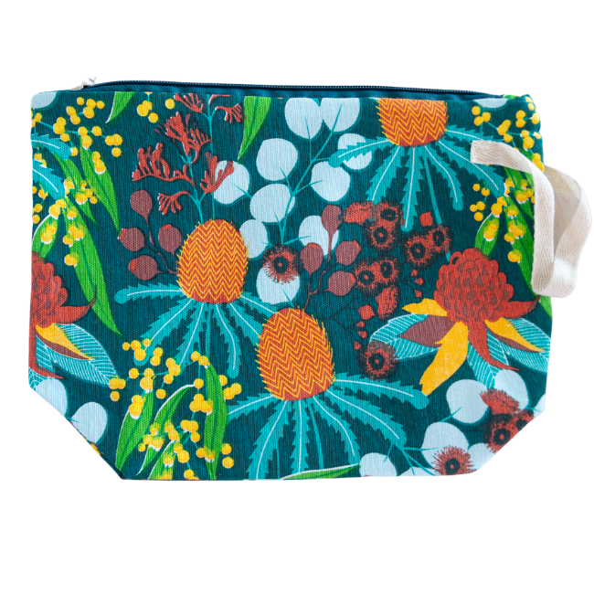 Cosmetic Toiletry Bag - Australian Botanicals