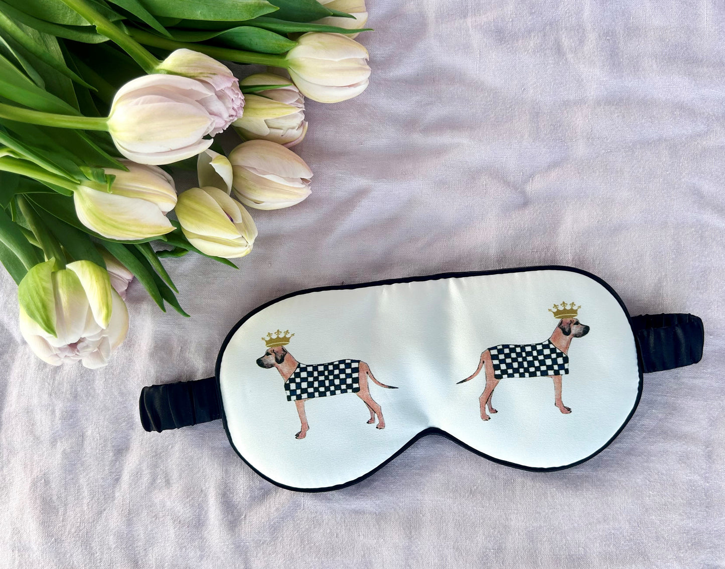 Silk Sleep Eye Mask - Royal Hound