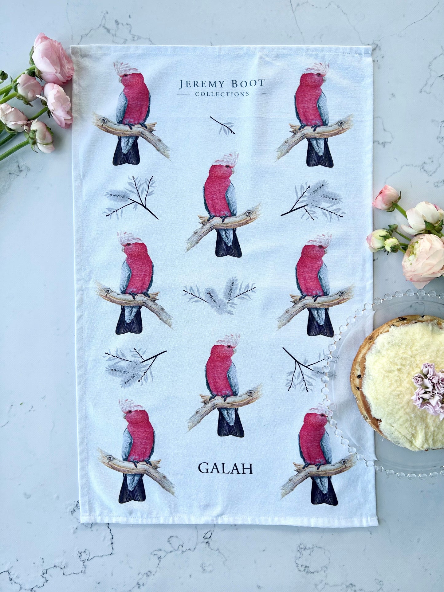 Jeremy Boot Cotton Tea Towel - Galah