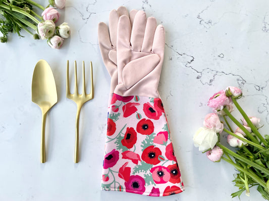 Gardening Gloves - Poppies