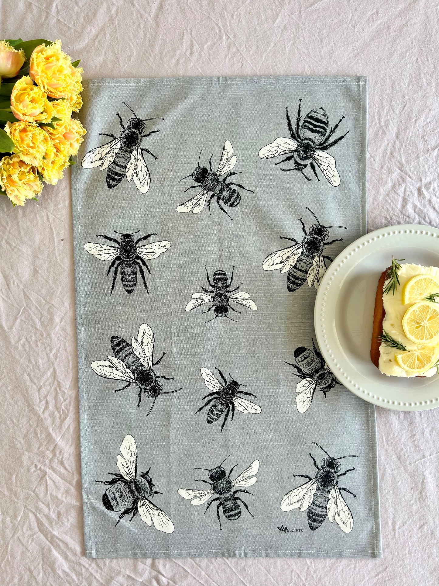 Sketch Bee Tea Towel