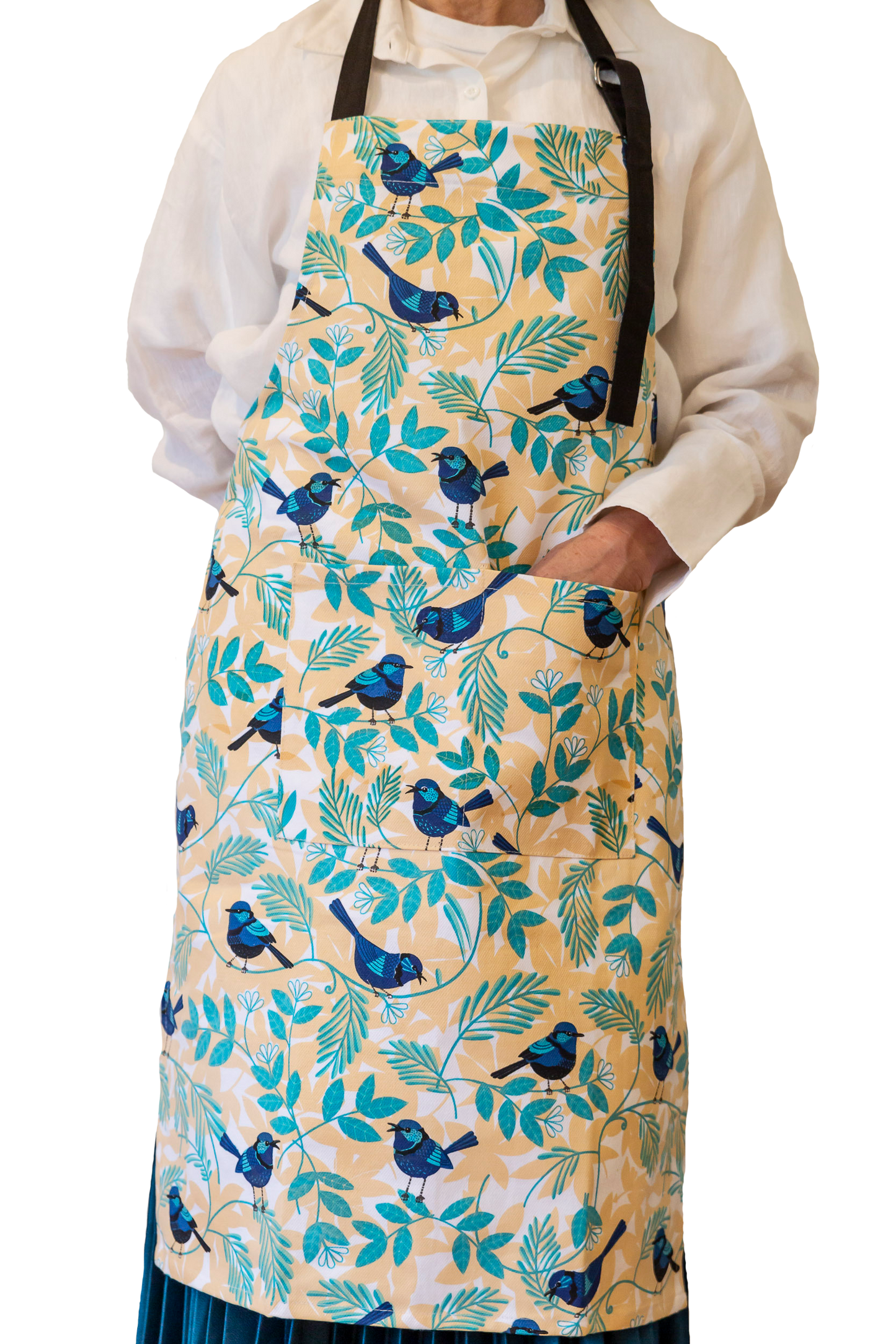 Blue Wren Apron