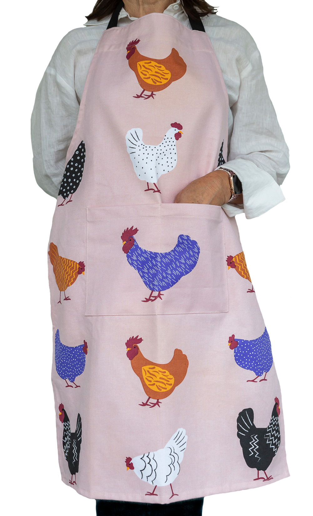 Bright Hen Apron