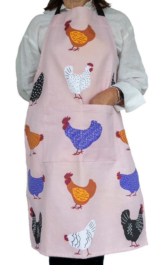 Bright Hen Apron