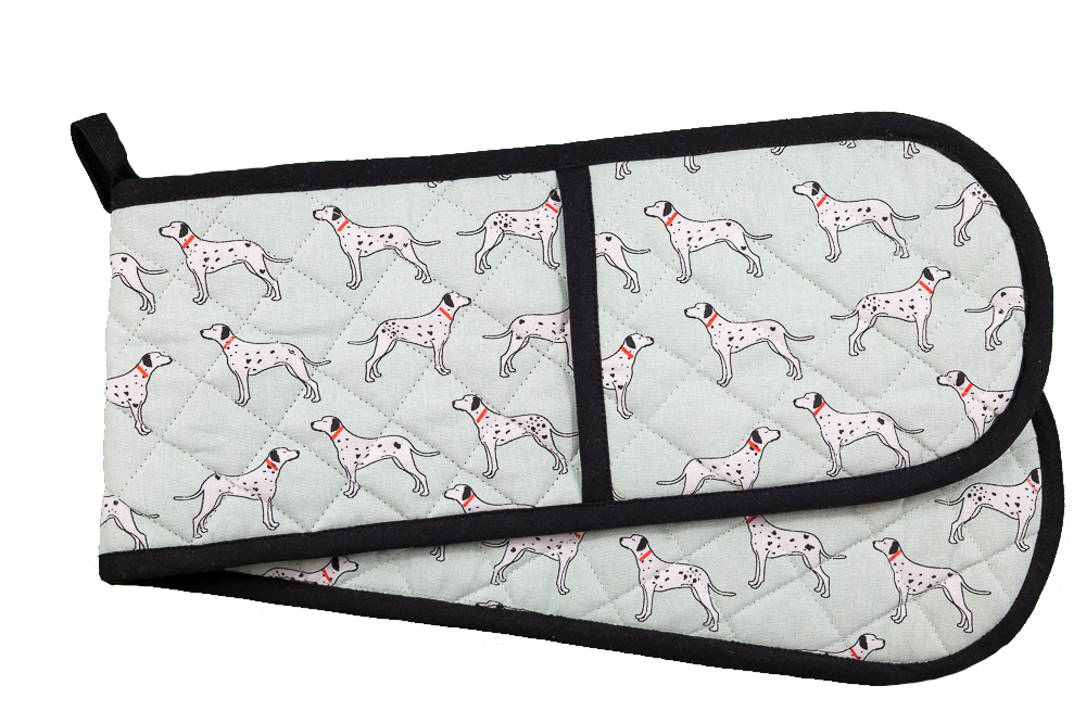 Dalmatian Double Handed Oven Glove