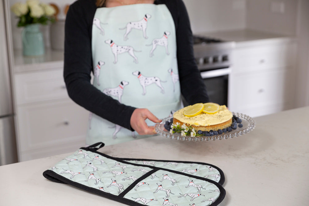 Dalmatian Double Handed Oven Glove