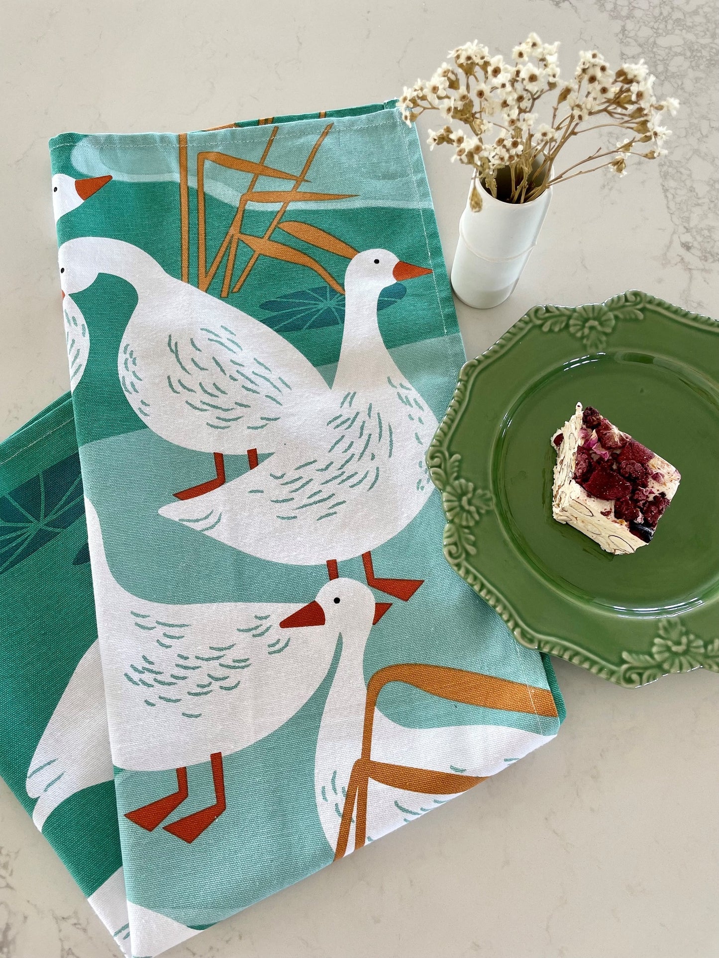 Ducks Tea Towel