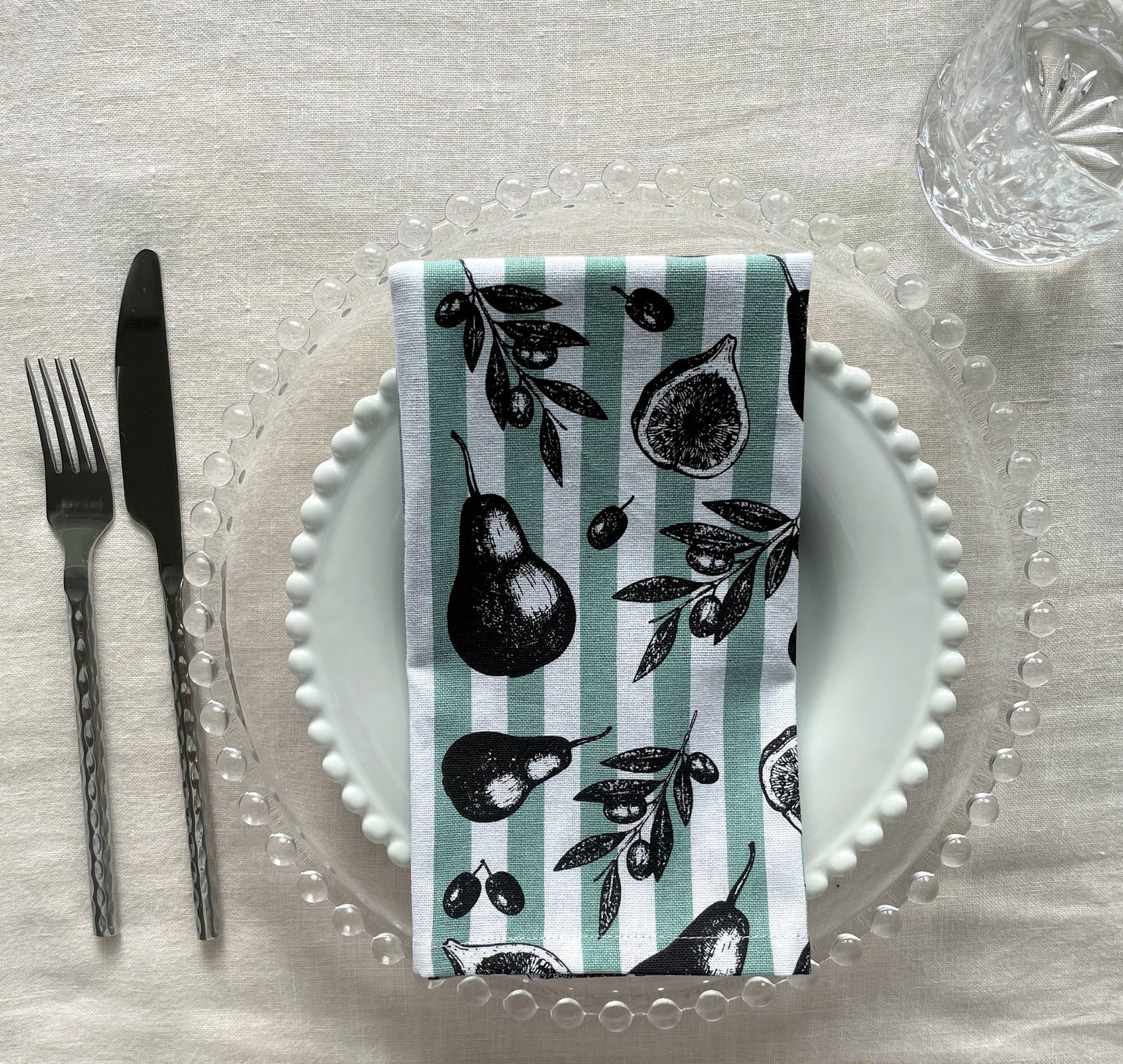 Fig and Pear - Cotton Napkins (set of 4)