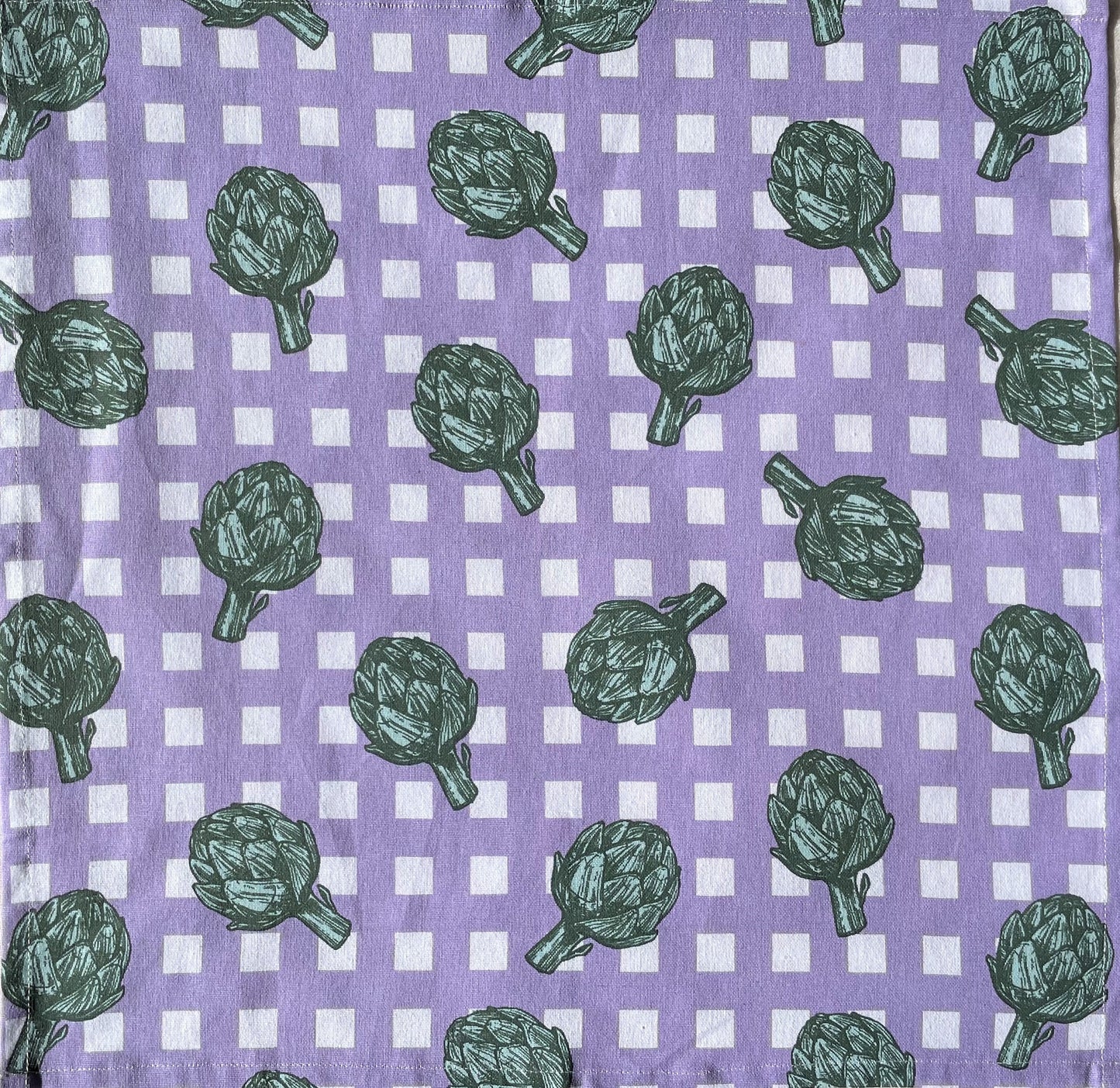 Artichokes - Cotton Napkins (set of 4)