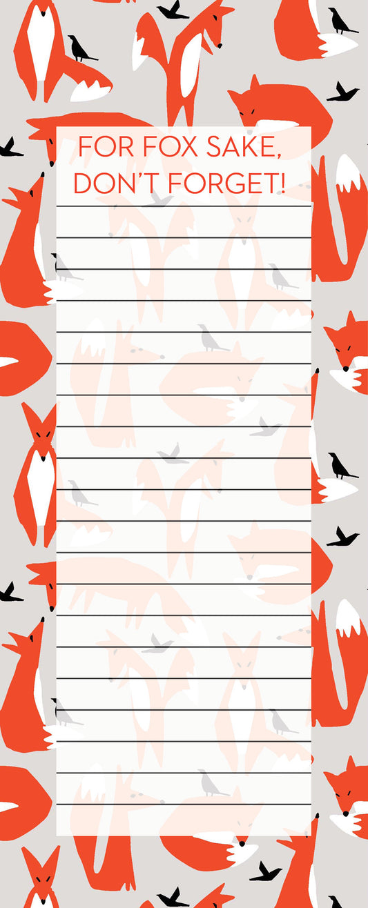 Fox - Shopping List Jotter