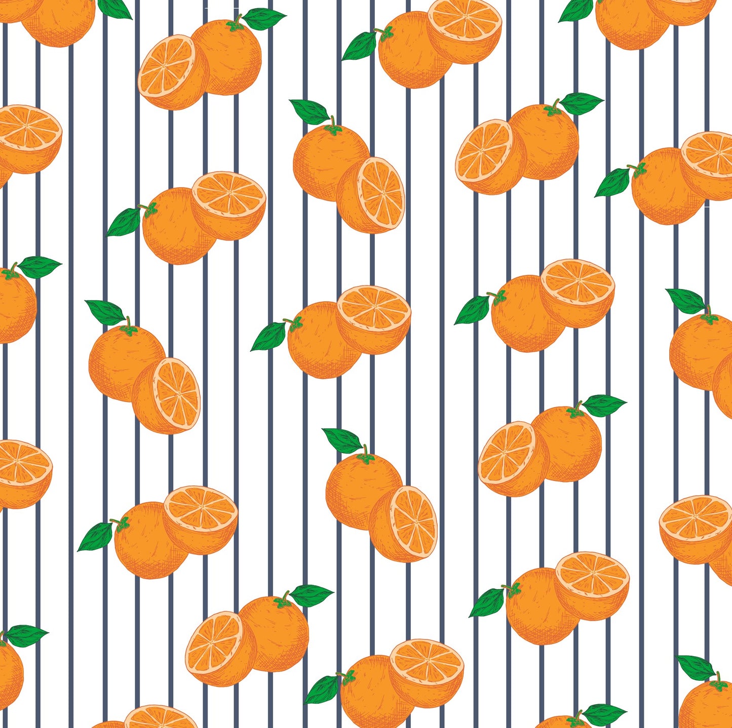 Oranges - Cotton Napkins (set of 4)