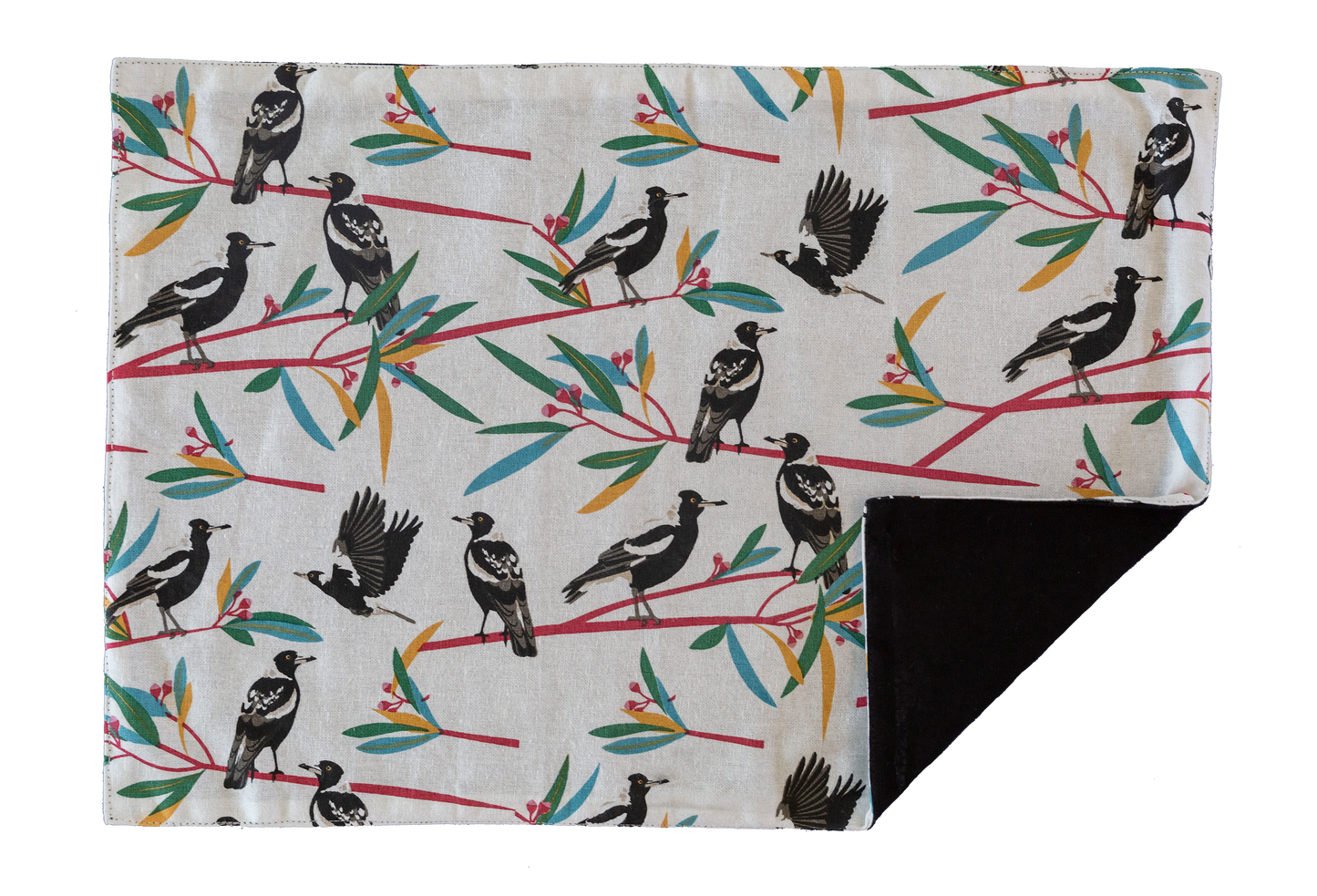 Magpies - Cotton Placemats (set of 4)