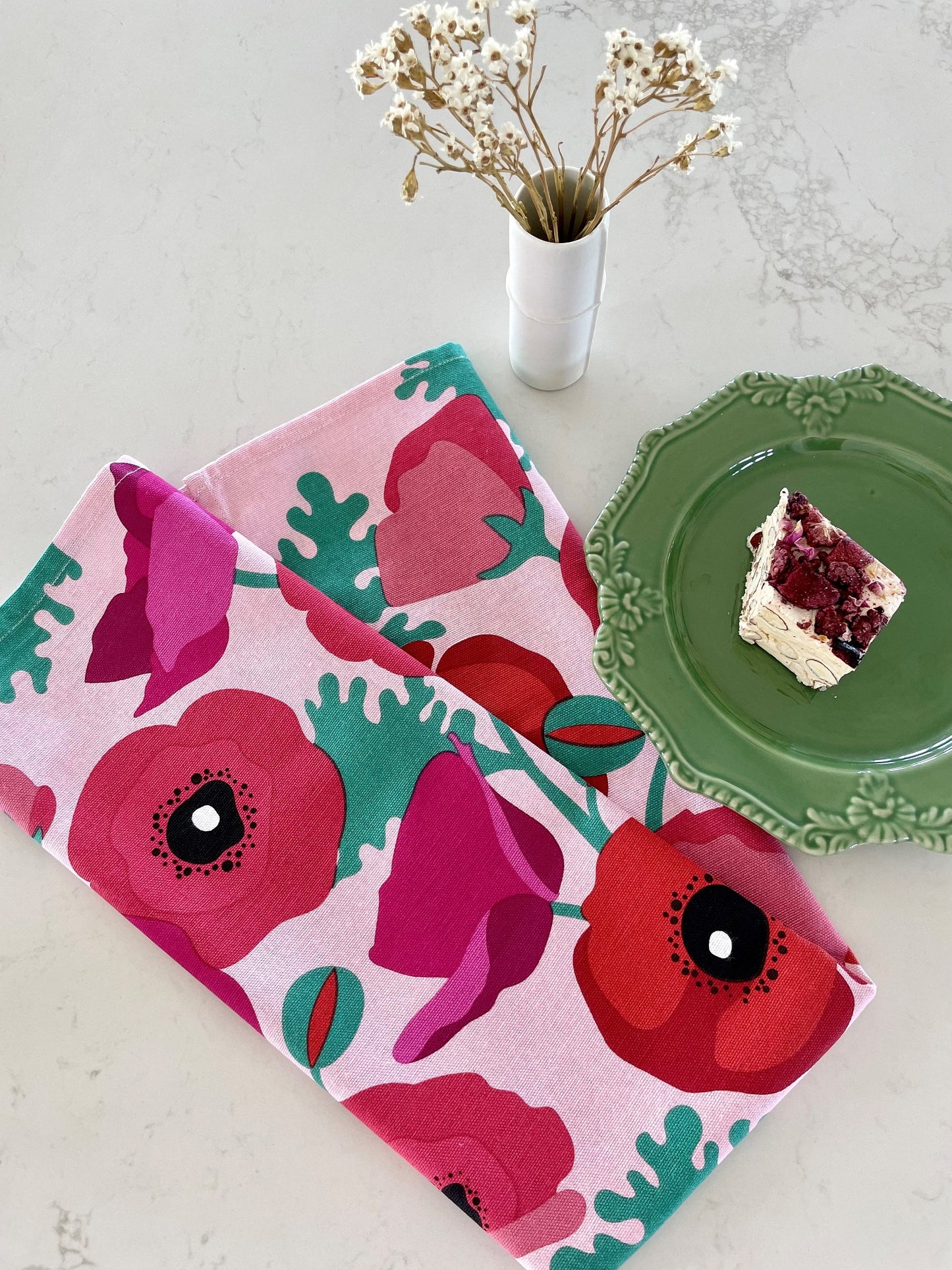 Poppies Tea Towel