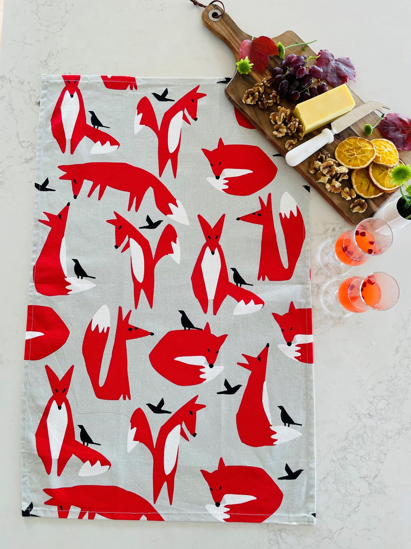 Fox Tea Towel