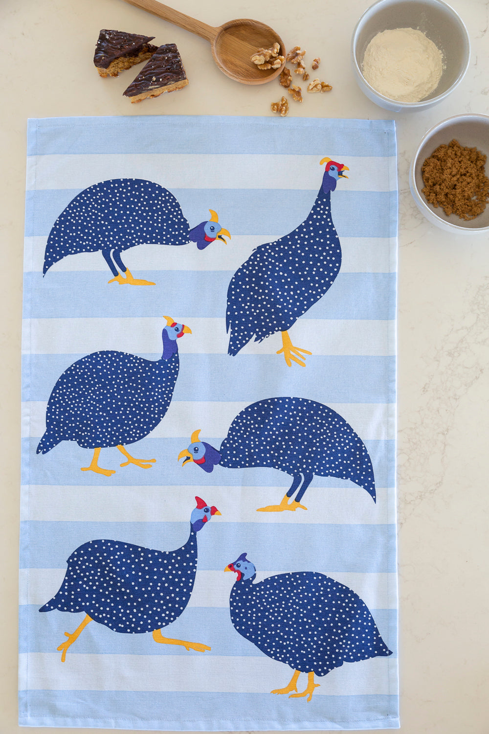 Guinea Fowl Tea Towel