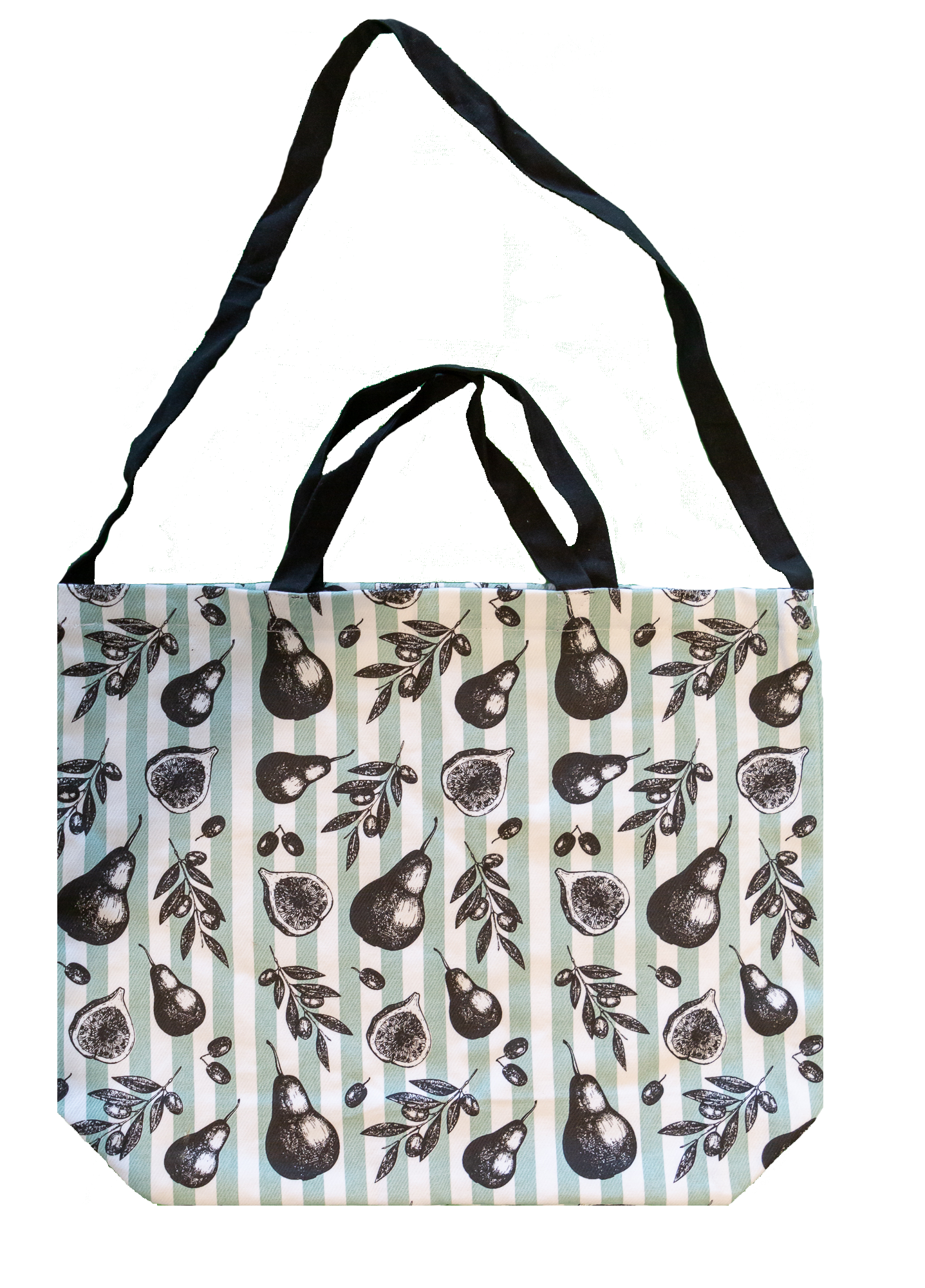 Fig and Pear Tote Bags