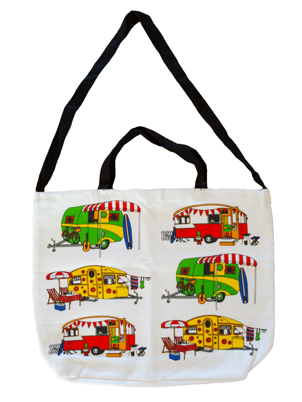 Retro Caravan Tote Bags