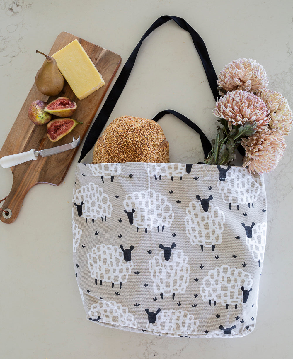 Grey Sheep Tote Bags